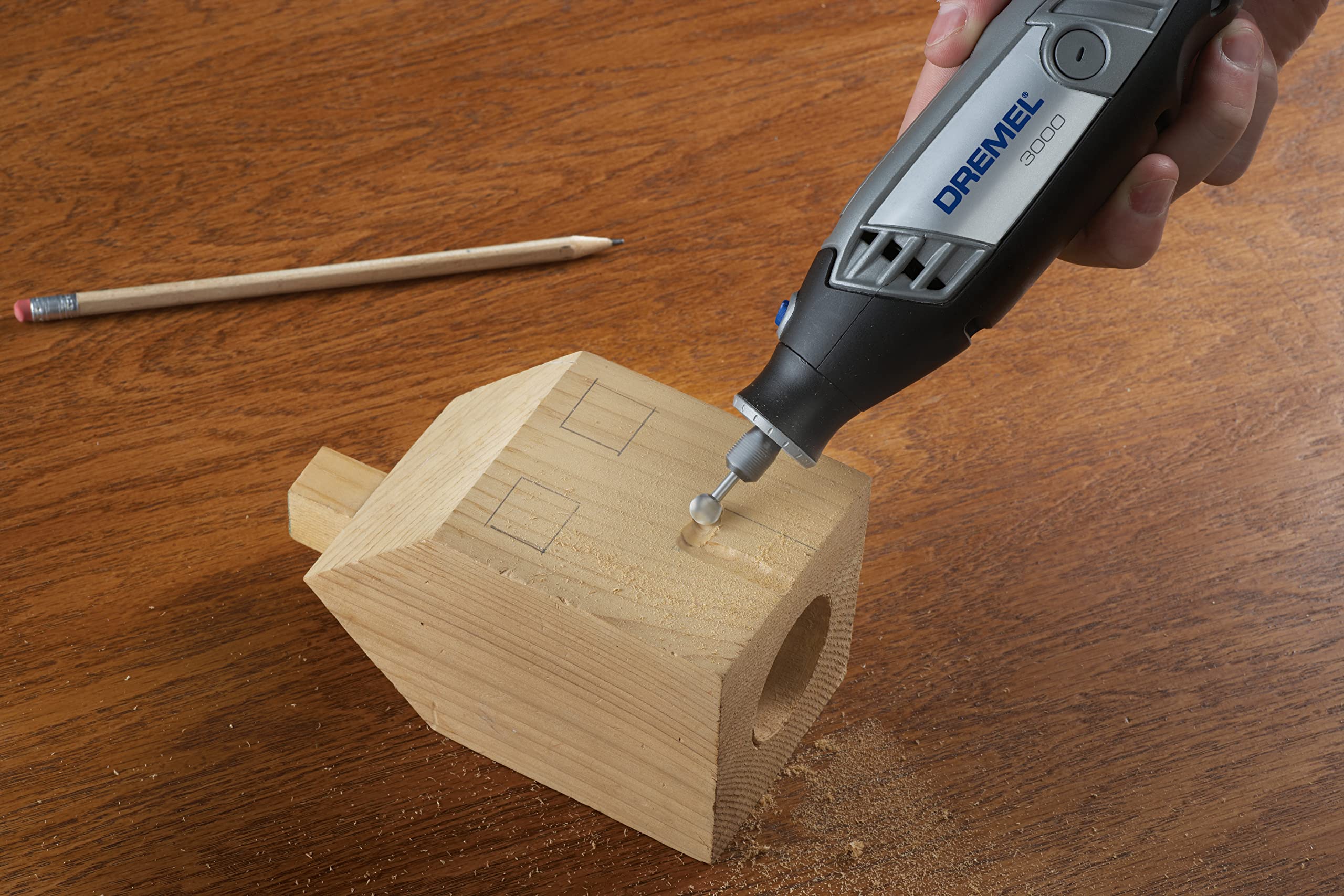 Dremel 114 Rotary Tool Accessory Carving Bit- Perfect for Wood, Plastic, and Soft Metals - Image 5