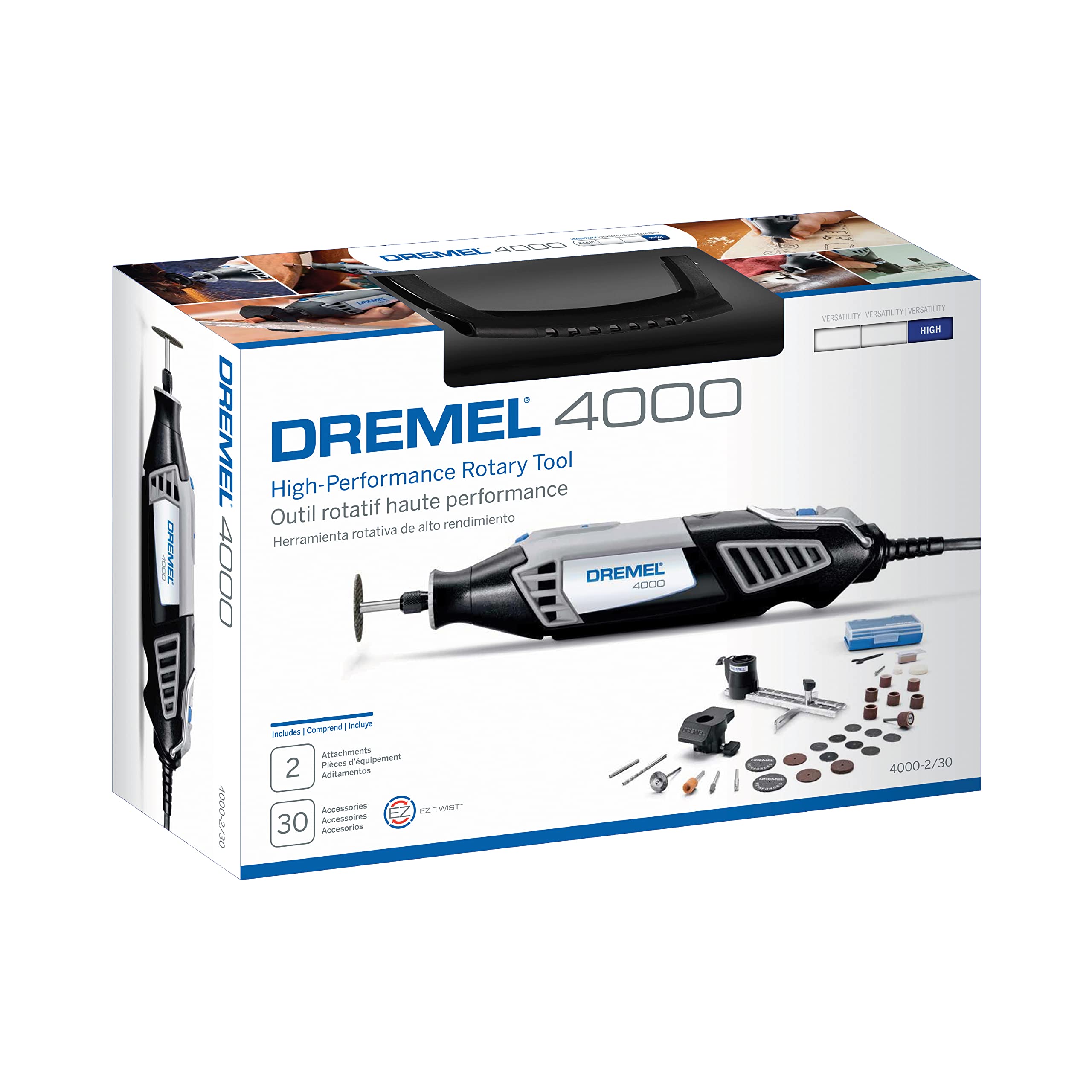Dremel 4000-2/30 120 V Variable Speed High Performance Rotary Tool Kit - Image 12