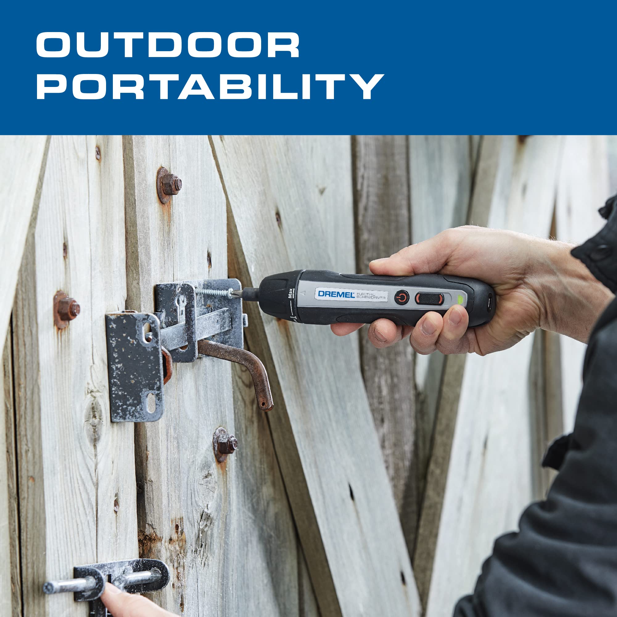 Dremel 4V Cordless Screwdriver Kit with 6 Power Settings and Smart Stop Technology, Includes 7 Screwdriver Bits, 1 Bit Extender, USB Cable and Power Adapter, HSES-01 - Image 5