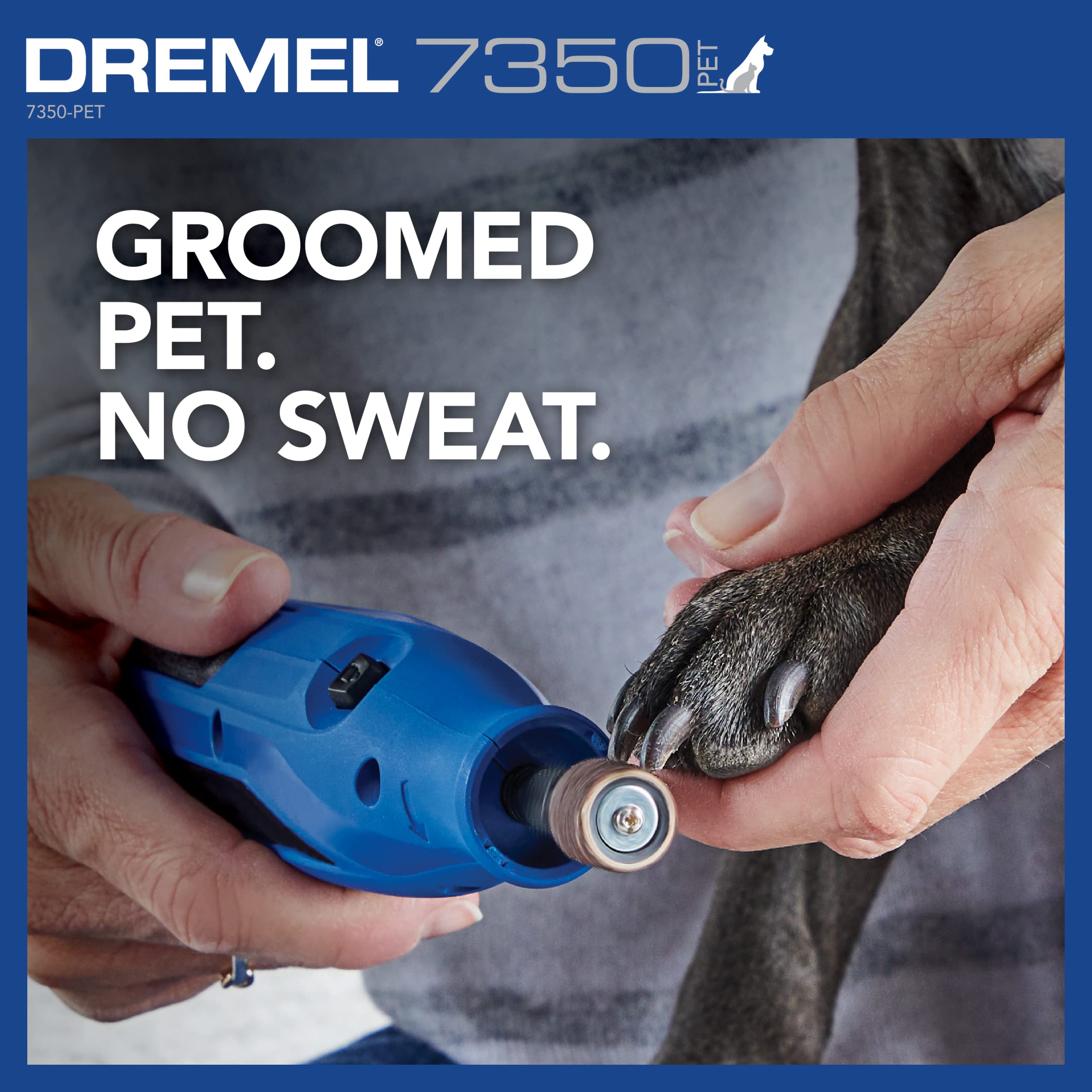 Dremel 7350-PET 4V Pet & Dog Nail Grinder, Easy-To-Use & Safe Nail Trimmer, Professional Pet Grooming Kit - Works on Large, Medium, Small Dogs & Cats - Image 10