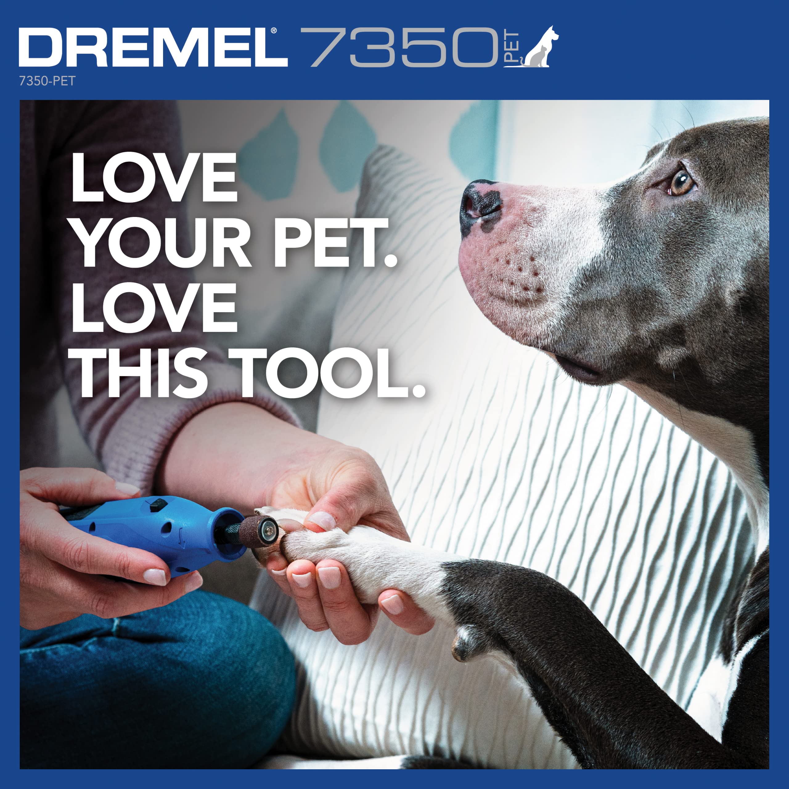 Dremel 7350-PET 4V Pet & Dog Nail Grinder, Easy-To-Use & Safe Nail Trimmer, Professional Pet Grooming Kit - Works on Large, Medium, Small Dogs & Cats - Image 9