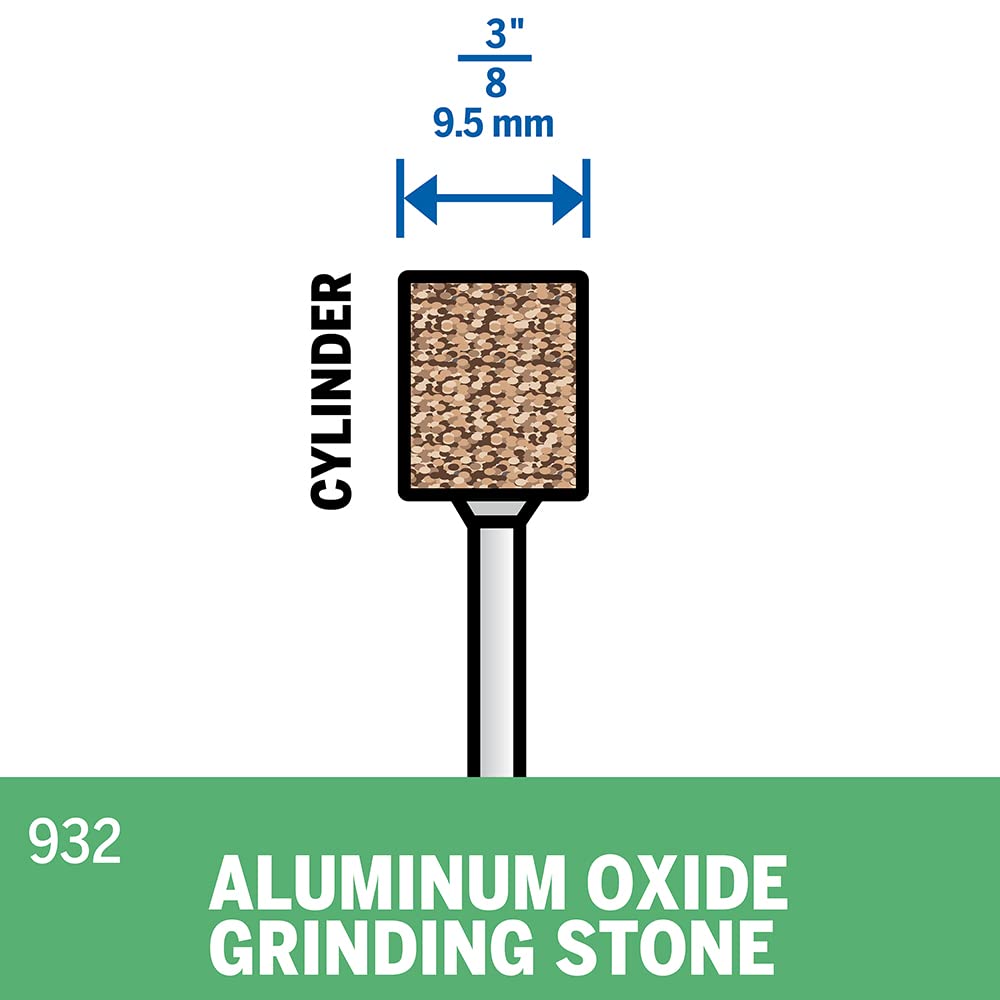 Dremel 932 Aluminum Oxide Grinding Stone - Image 3