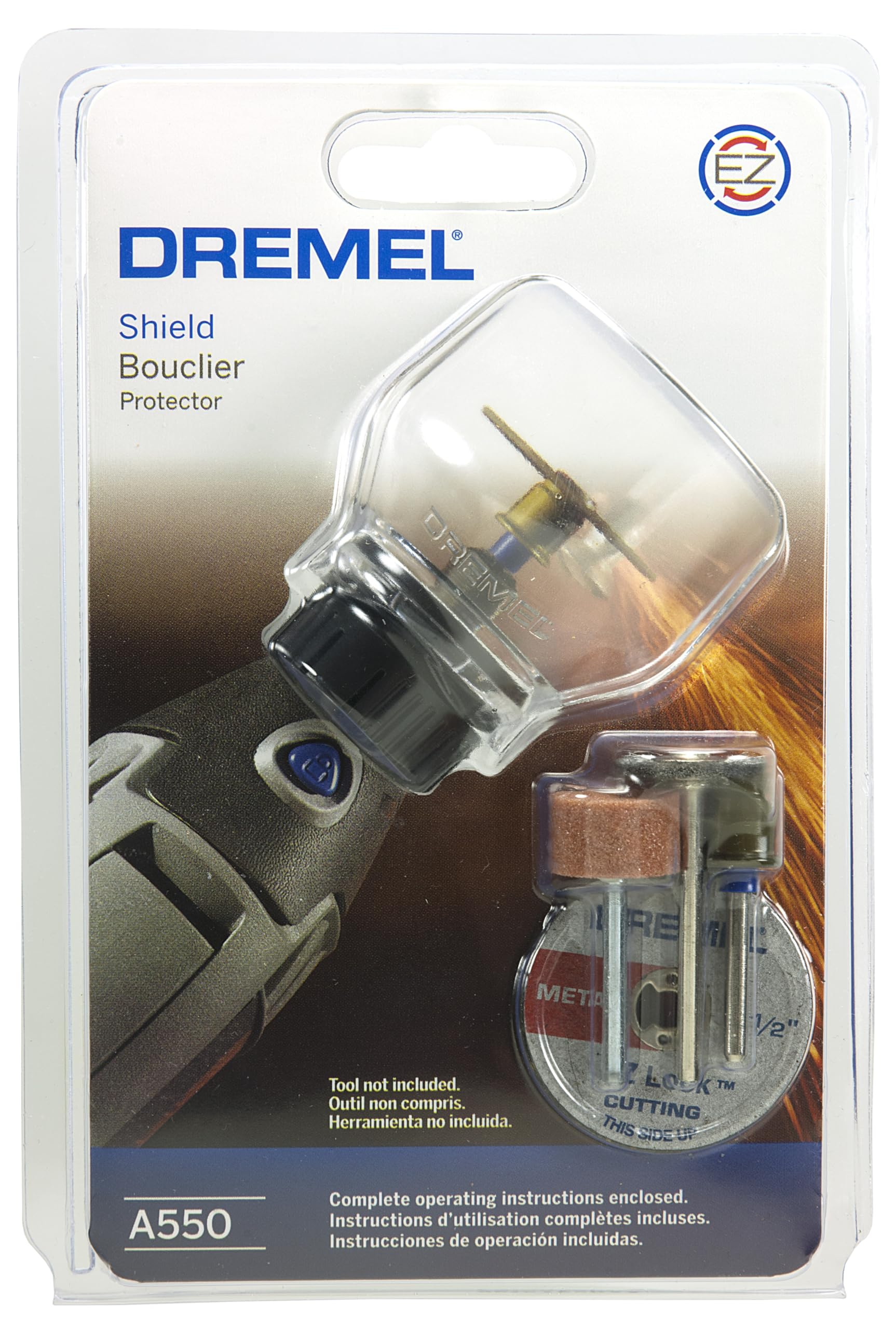 Dremel A550 Rotary Tool Shield Attachment Kit with 4 Accessories - Image 4