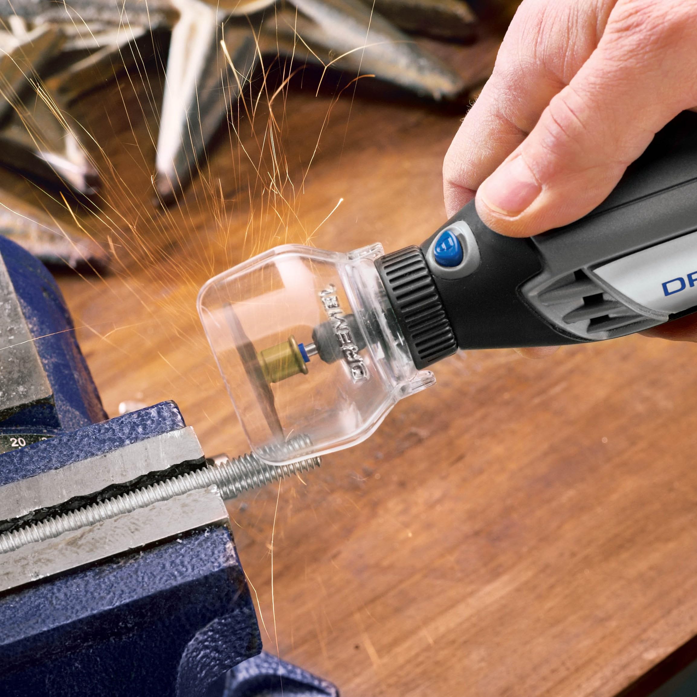 Dremel A550 Rotary Tool Shield Attachment Kit with 4 Accessories - Image 7