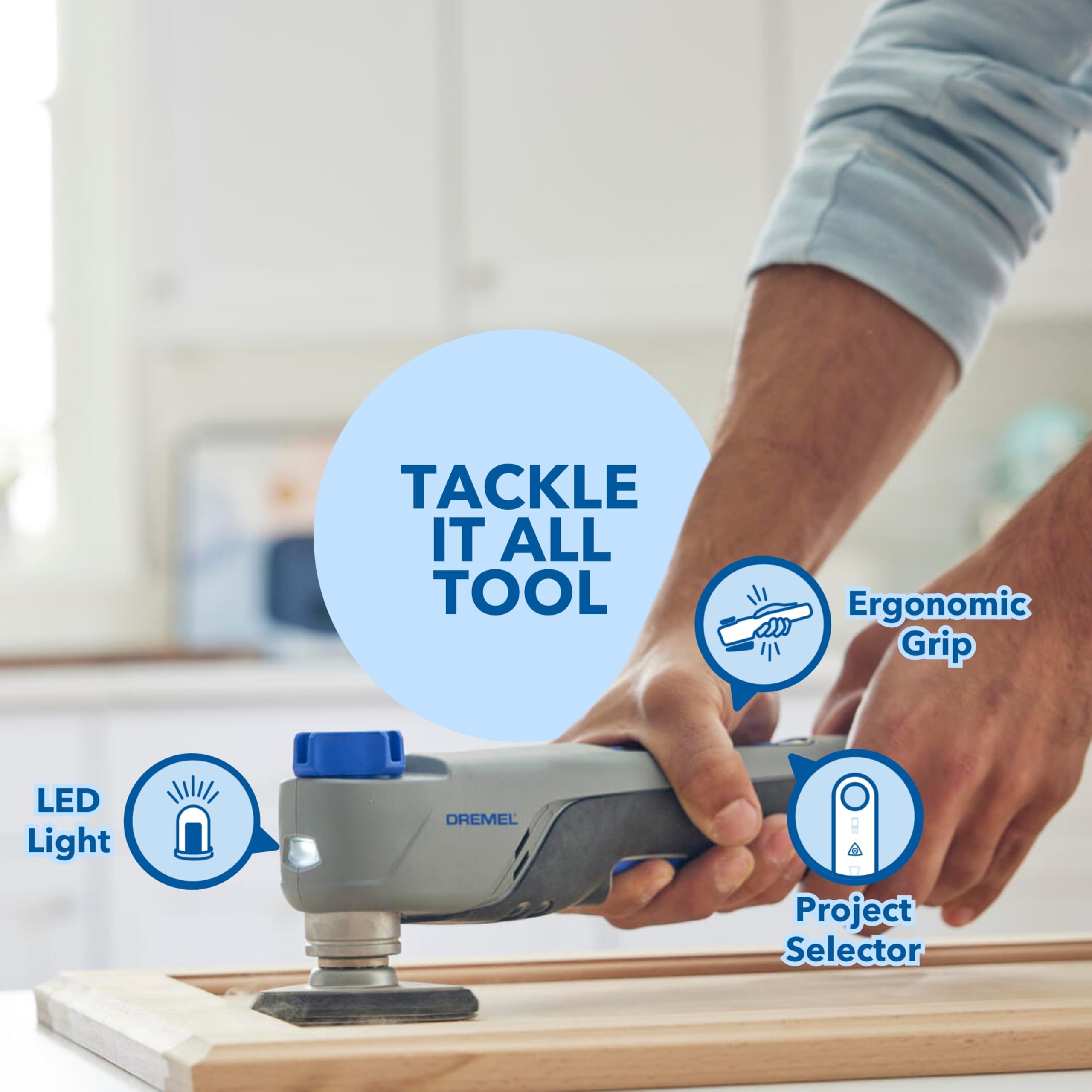 Dremel Blueprint 12V Brushless Project Multi-Tool with Integrated Application Selector (MM12V-S1) - Image 4