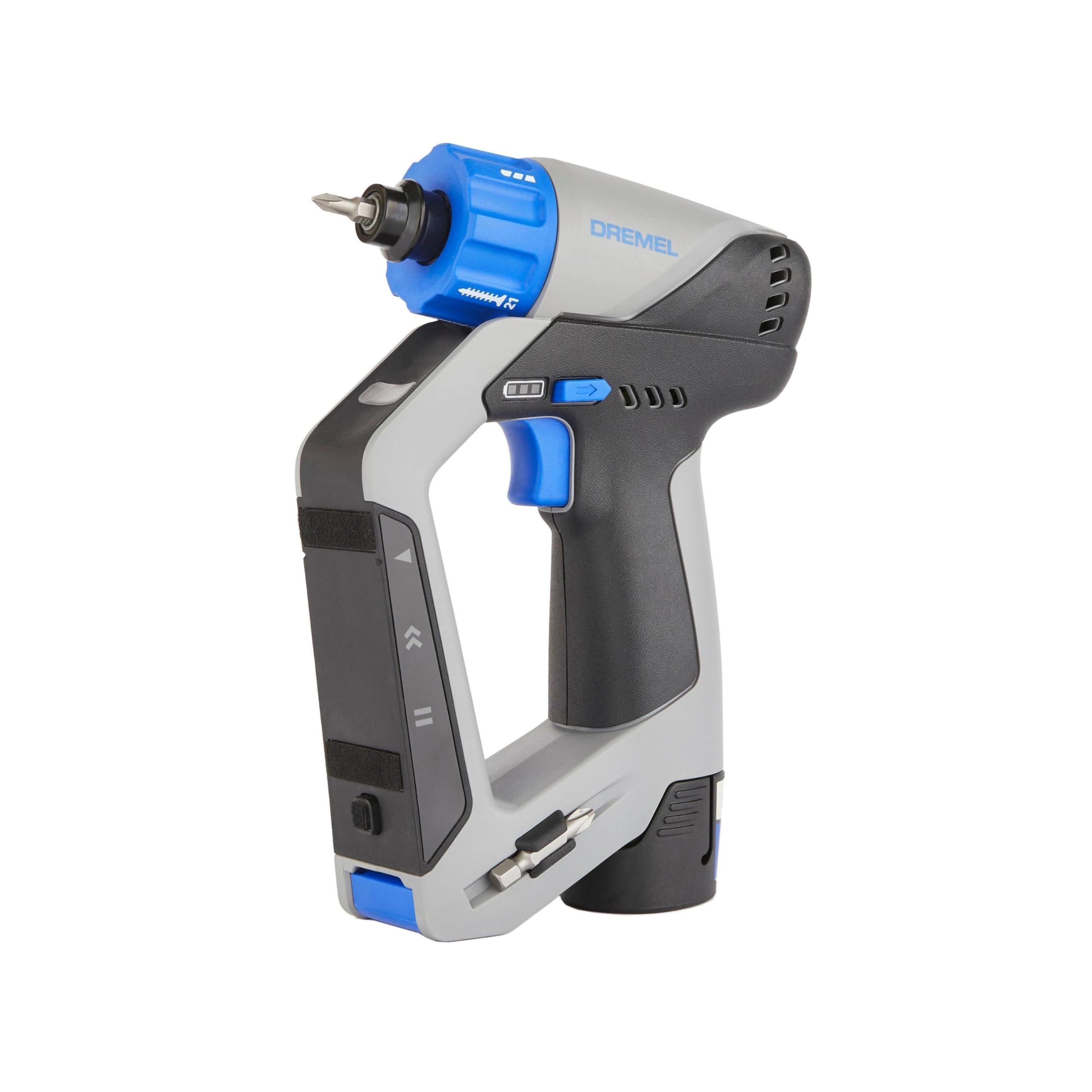 Dremel Blueprint 3in1 Drill Driver with Integrated Stud Finder and Detachable Laser Level, Cordless Drill Set Includes 2.0 Ah Battery, Fast Charger, and 12 Bits (DD12V-S1) - Image 8