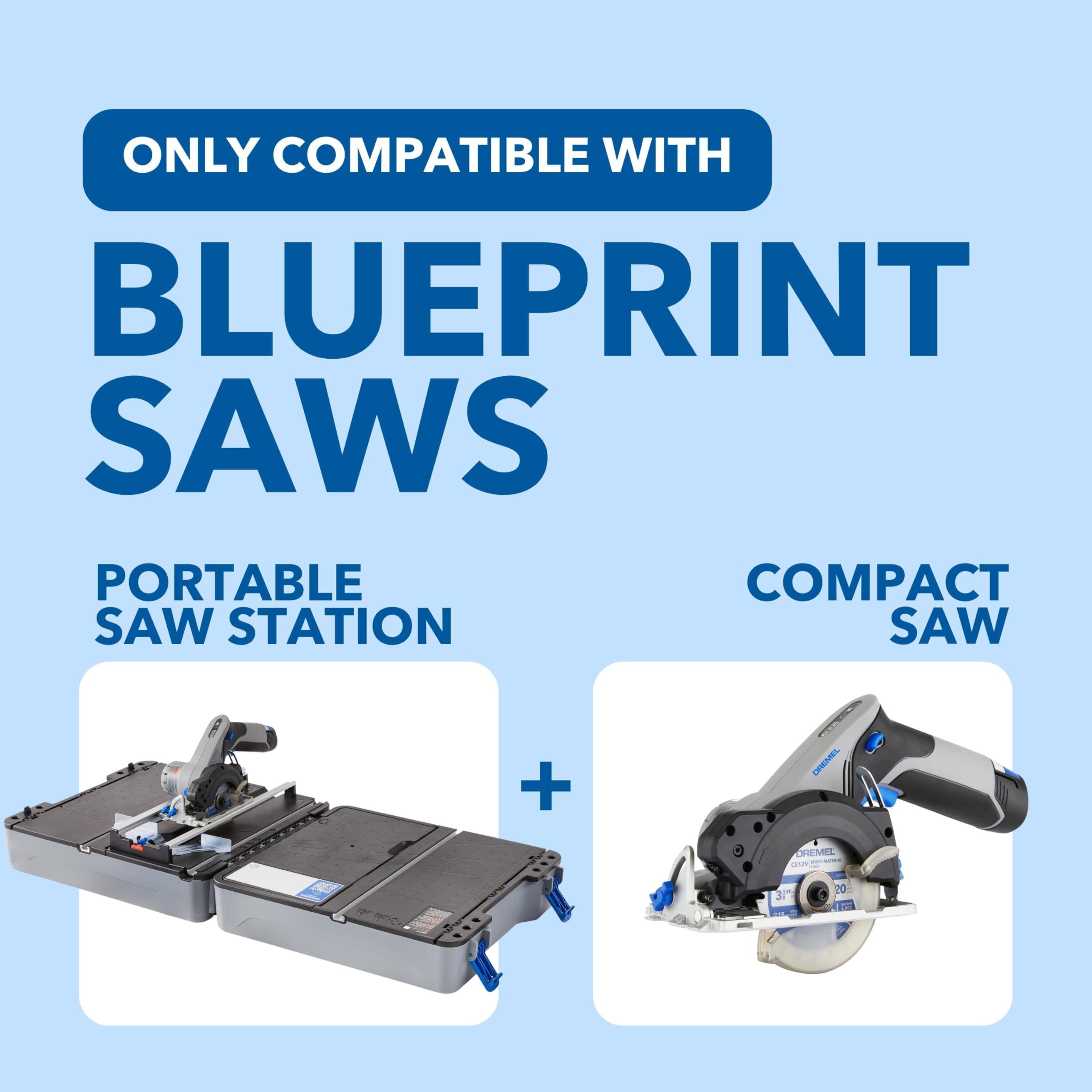 Dremel Blueprint Multi-Material 3-3/8 Inch 15mm Arbor Compact Circular Saw Blade (CS600) - Image 4