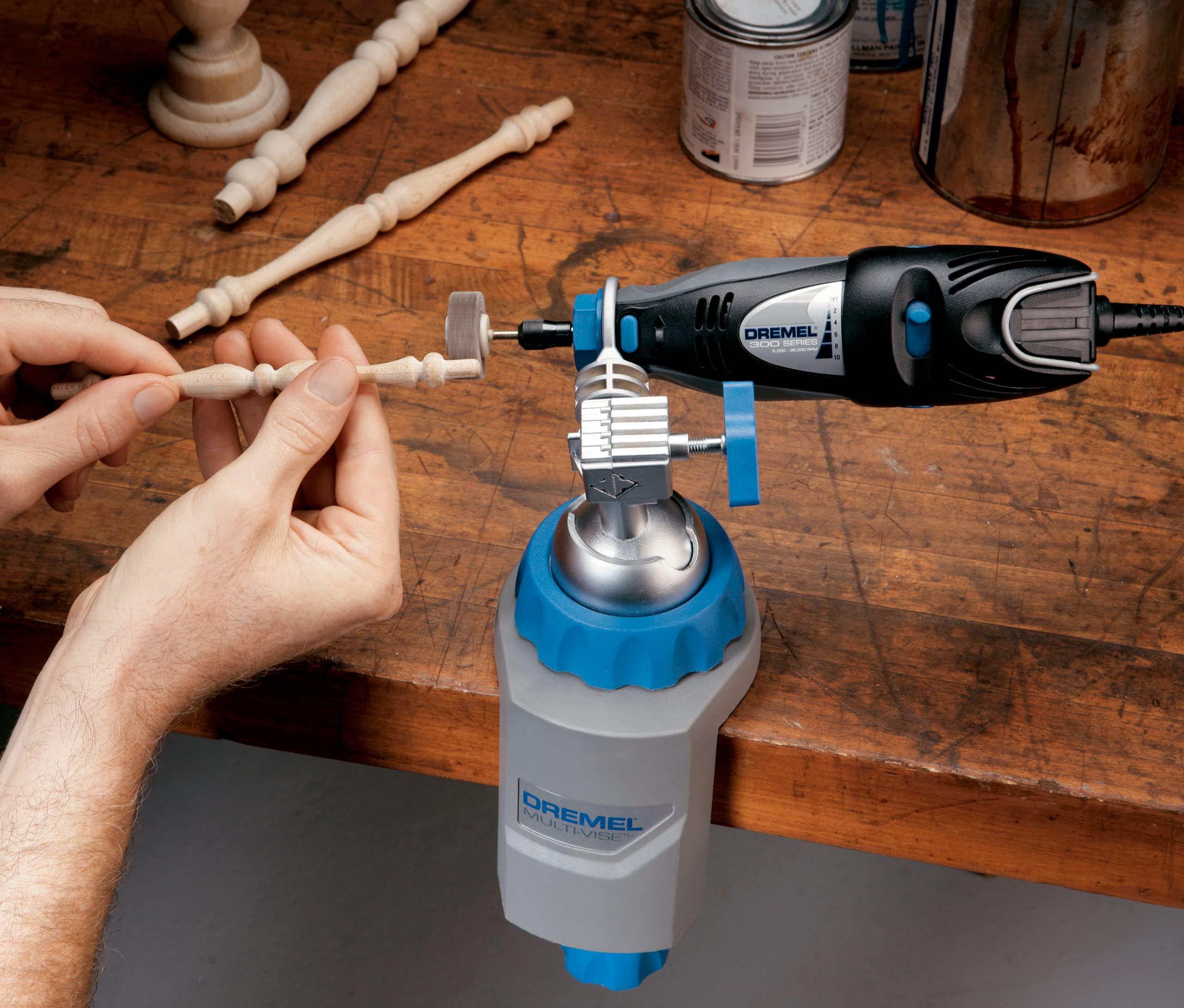 Dremel Rotary Tool Multi-Vise, 3-in-1 Attachment, 360º Stationary Vise, Stand-Alone Clamp, and Tool Holder, 2500-01 - Image 8