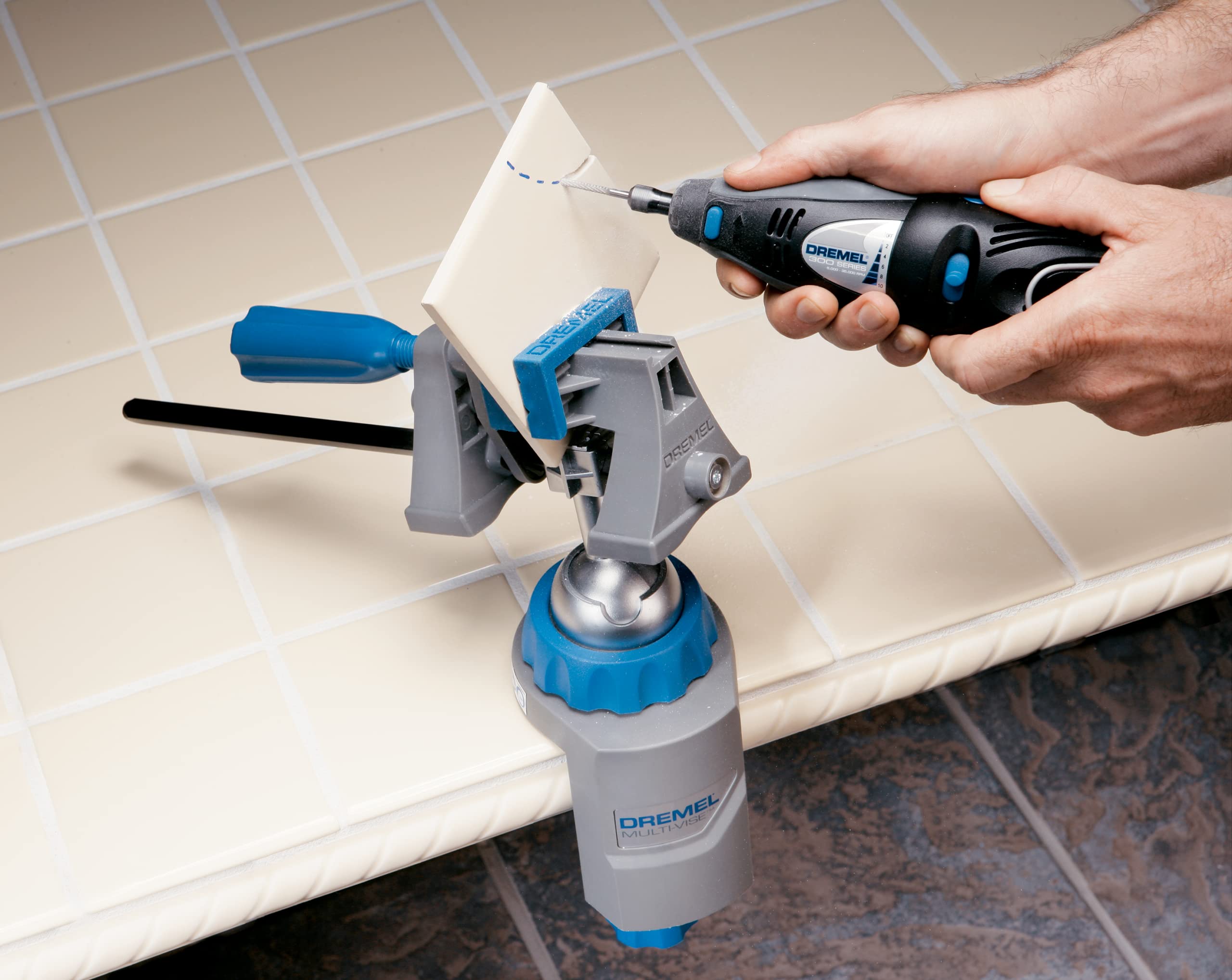 Dremel Rotary Tool Multi-Vise, 3-in-1 Attachment, 360º Stationary Vise, Stand-Alone Clamp, and Tool Holder, 2500-01 - Image 9