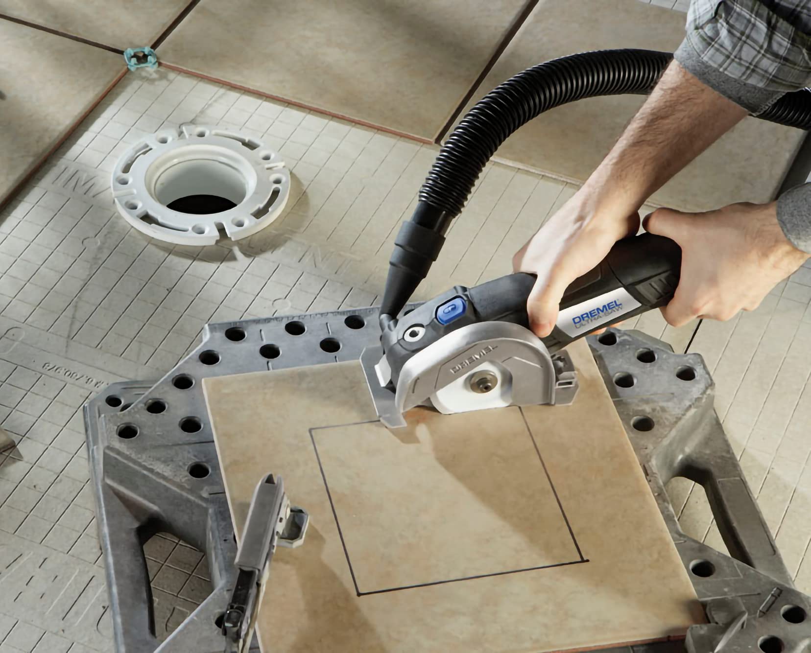 Dremel US40 Ultra-Saw Corded Compact Saw Tool Kit with 3 Cutting Wheels and Auxiliary Handle - Image 8